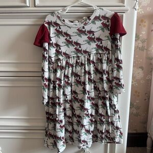 Kate Quinn Flutter Sleeve Cardinal Dress